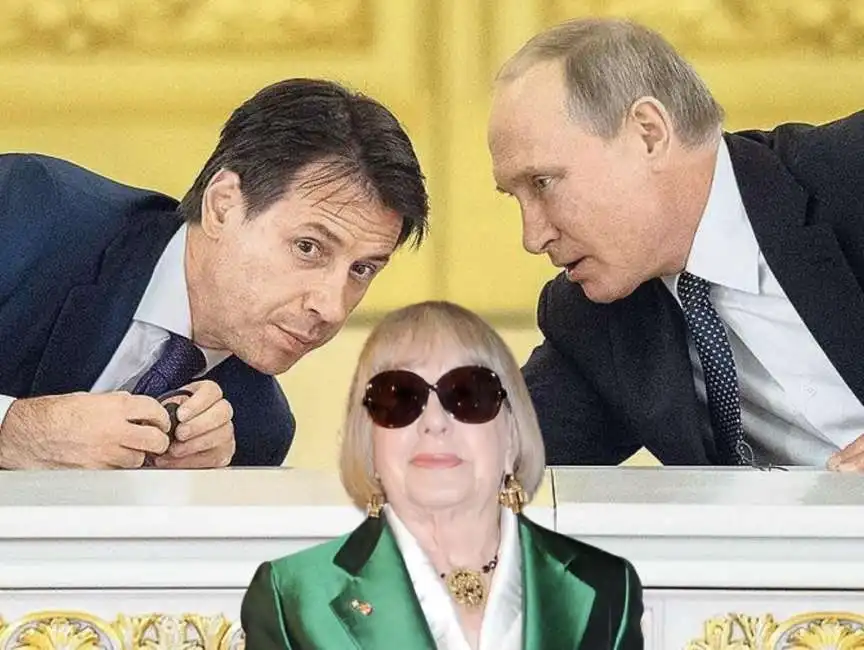 giuseppe conte vladimir putin natalia aspesi 