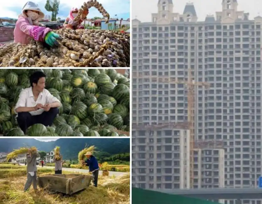 in cina si pagano le case con prodotti agricoli 