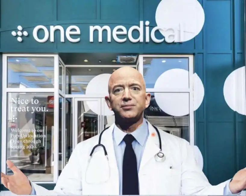 jeff bezos amazon one medical medicina sanita salute