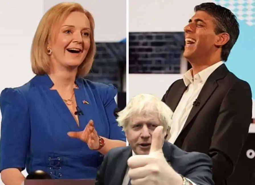 liz truss rishi sunak boris johnson 