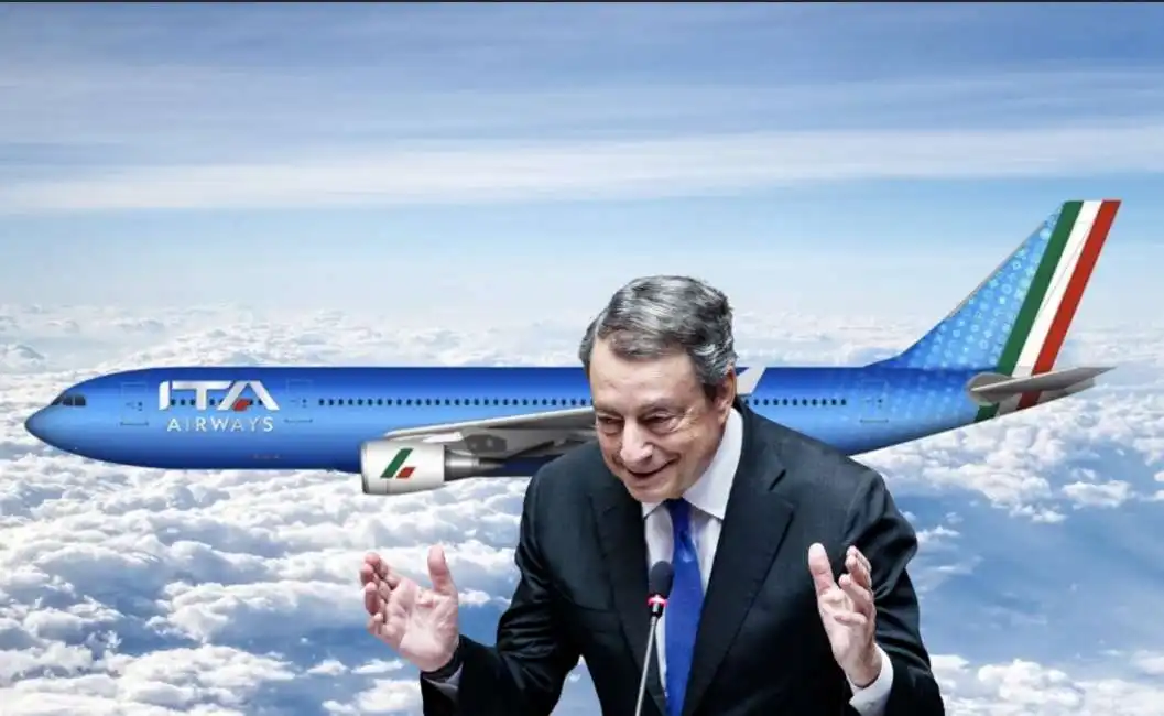 mario draghi ita airways 