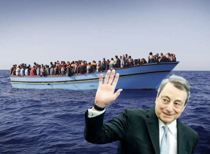 mario draghi migranti