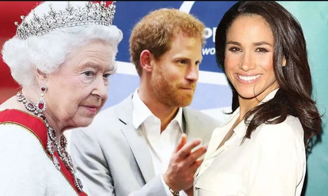 regina elisabetta principe harry meghan markle