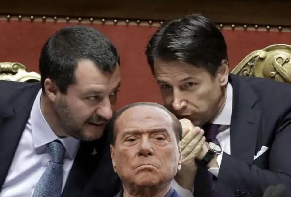 salvini conte berlusconi