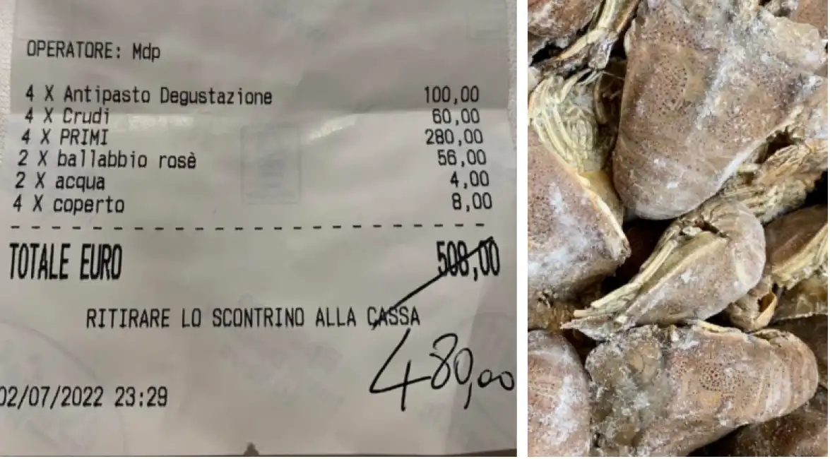 san benedetto cena di pesce con stangata