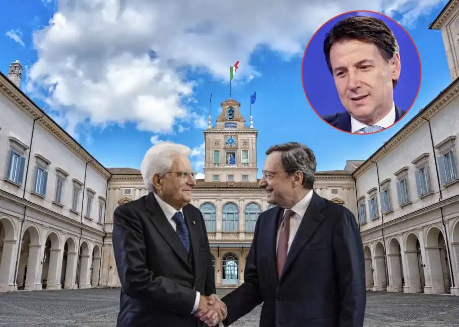 sergio mattarella mario draghi giuseppe conte 