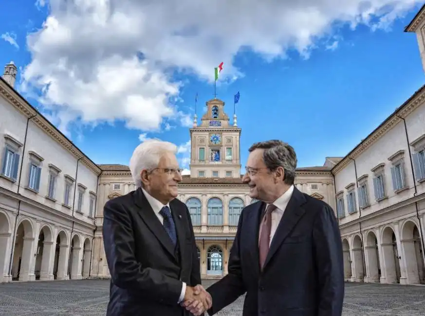 sergio mattarella mario draghi quirinale 