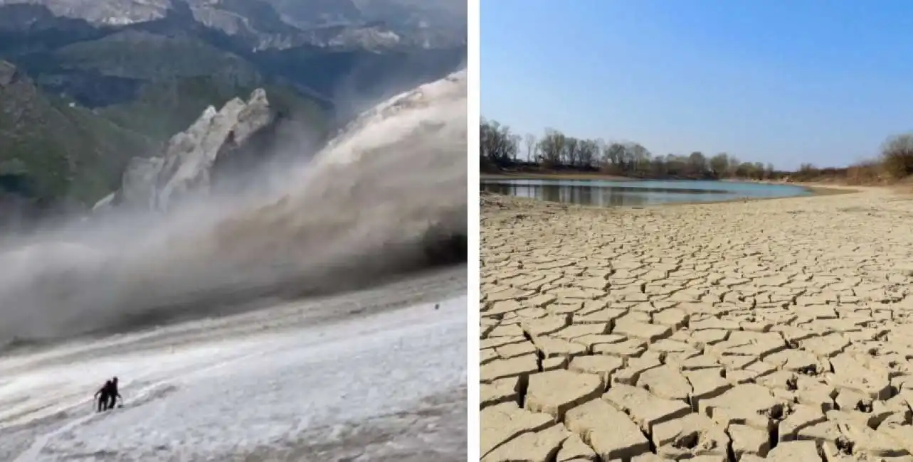 siccità marmolada ghiacciaio 