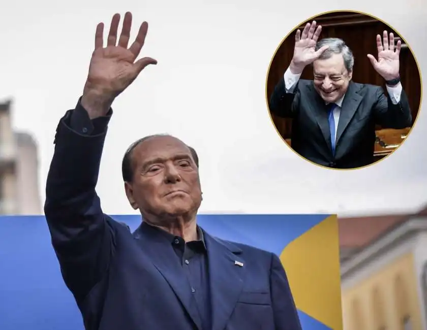 silvio berlusconi mario draghi 