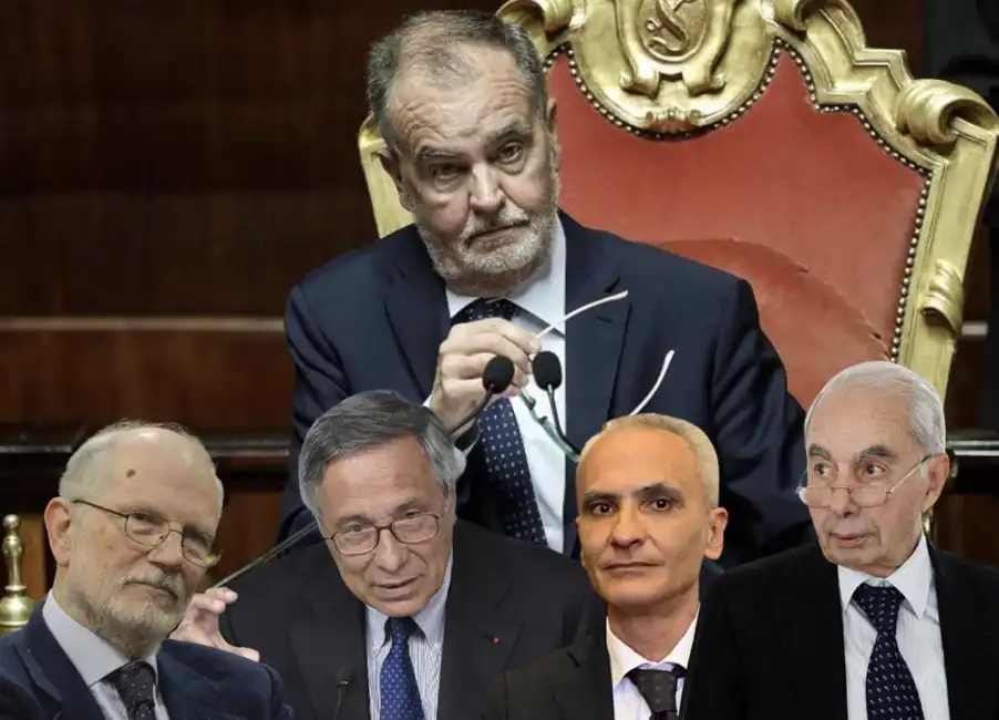 calderoli franco bassanini alessandro pajno francesco gallo giuliano amato