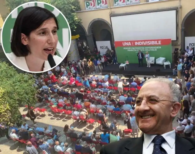 elly schlein - convegno contro l autonomia a napoli 