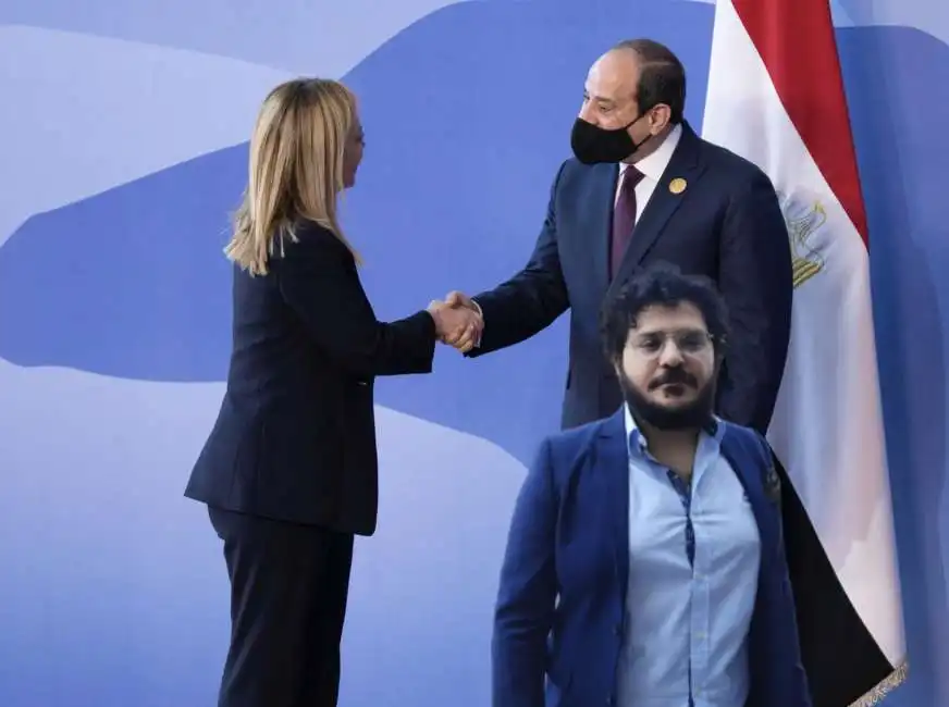 giorgia meloni al sisi patrick zaki 