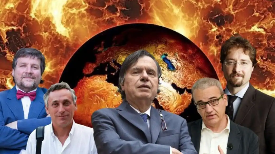 giorgio parisi antonello pasini nicola armaroli luca mercalli telmo pievani riscaldamento globale cambiamento climatico 