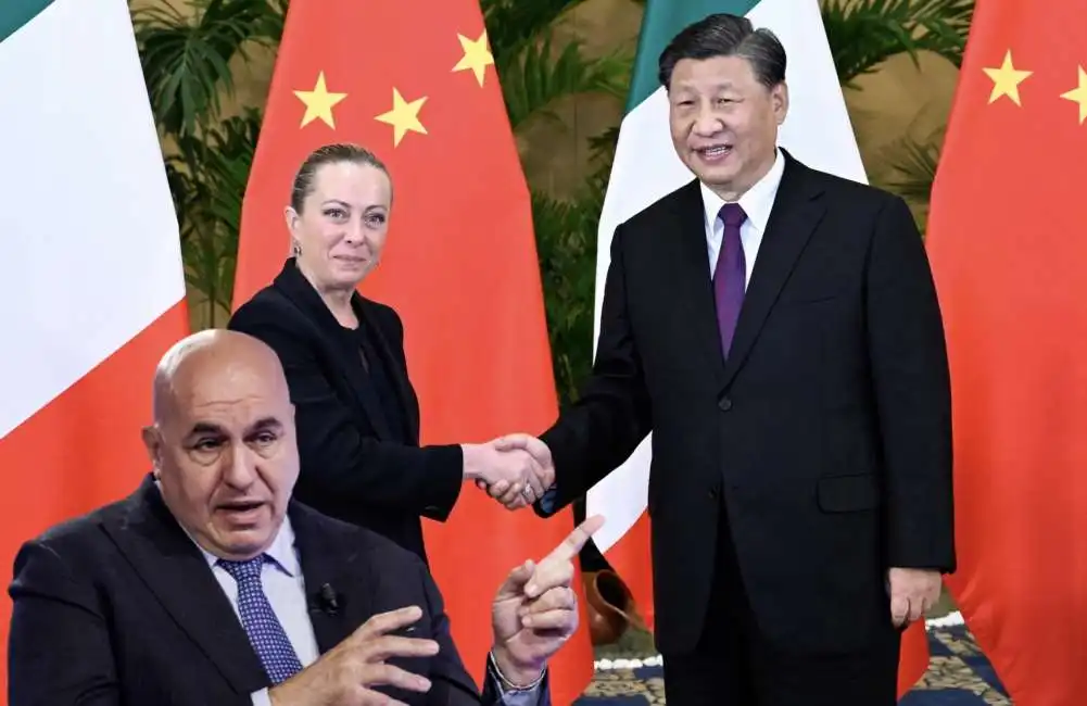 guido crosetto giorgia meloni xi jinping 