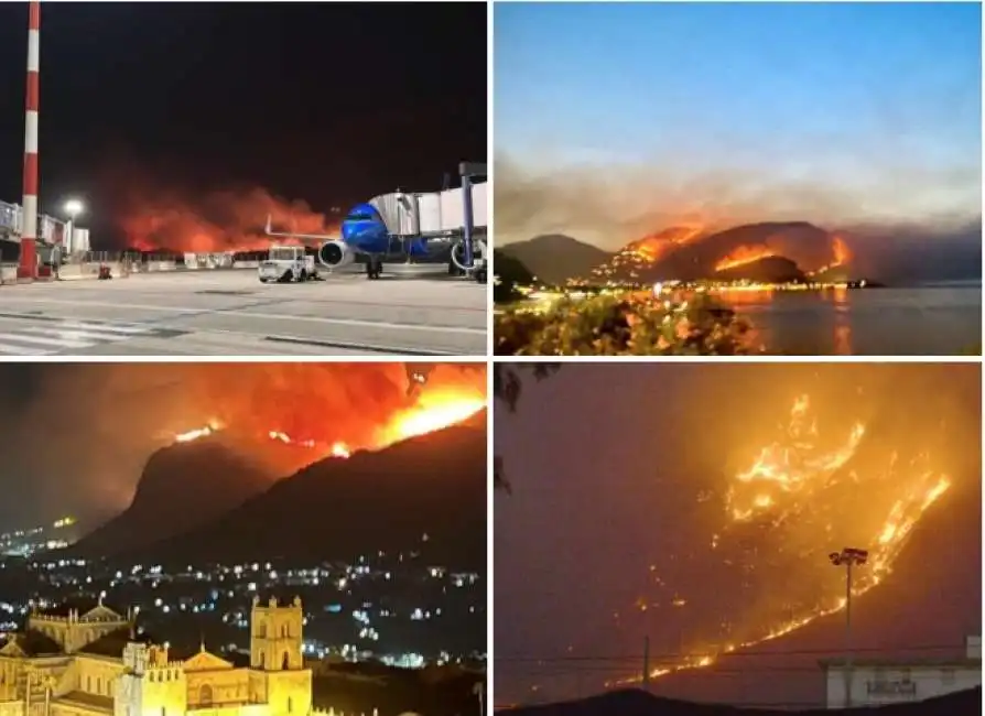 incendi palermo sicilia