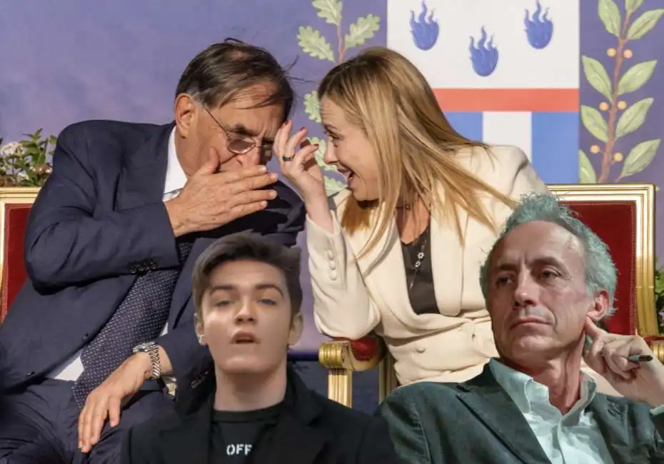 leonardo ignazio la russa giorgia meloni 