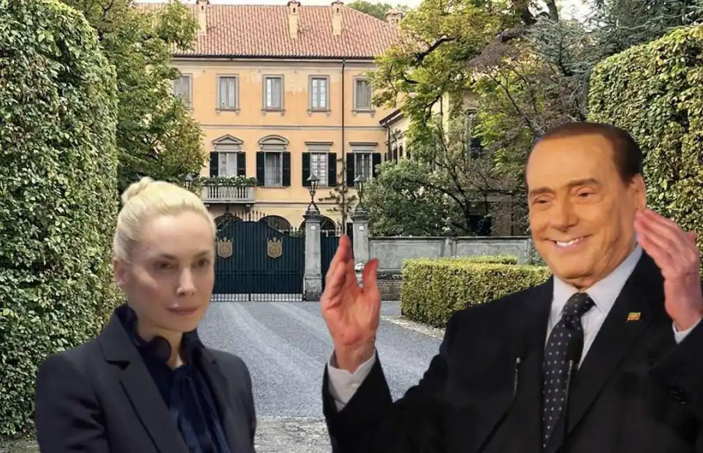 marta fascina silvio berlusconi villa san martino arcore 