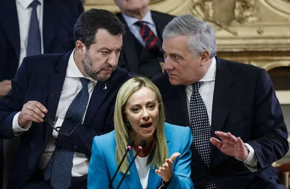 matteo salvini giorgia meloni antonio tajani 