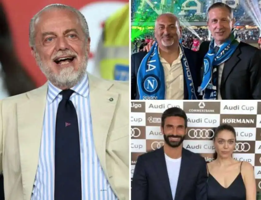 napoli aurelio de laurentiis maurizio micheli leonardo mantovani antonio sinicropi 