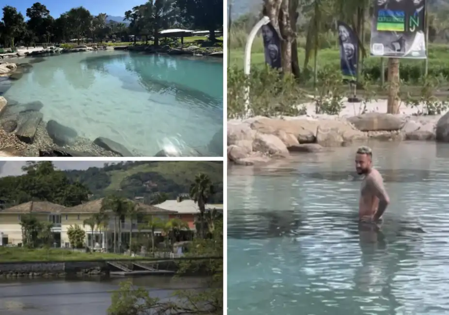 neymar villa brasile lago rio de janeiro