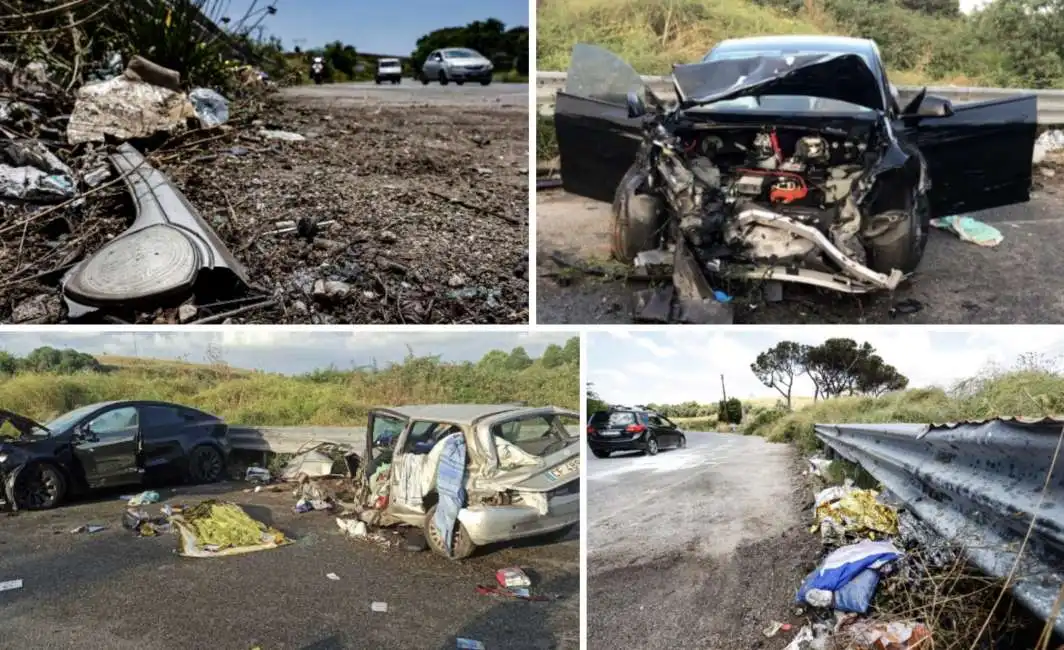 roma, via laurentina - tesla travolge una lancia y - 2 emanuele esposito 