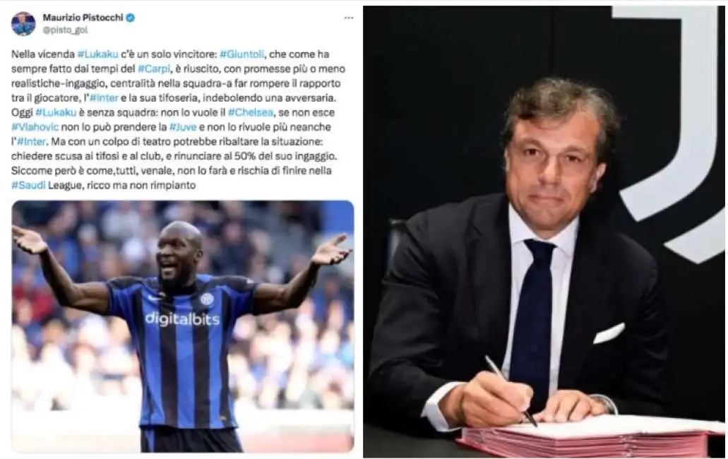 romelu lukaku giuntoli maurizio pistocchi