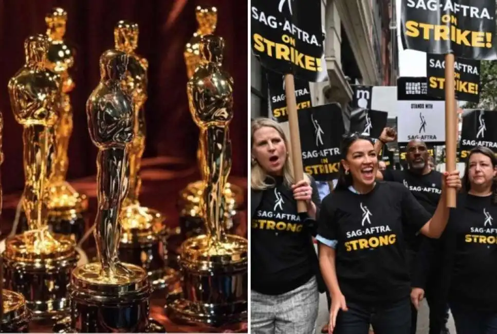 sciopero attori sceneggiatori hollywood ocasio-cortez premi oscar