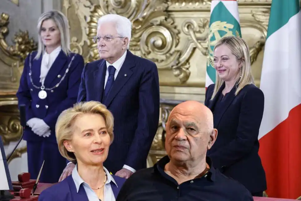 sergio mattarella ursula von der leyen giorgia meloni carlo nordio 