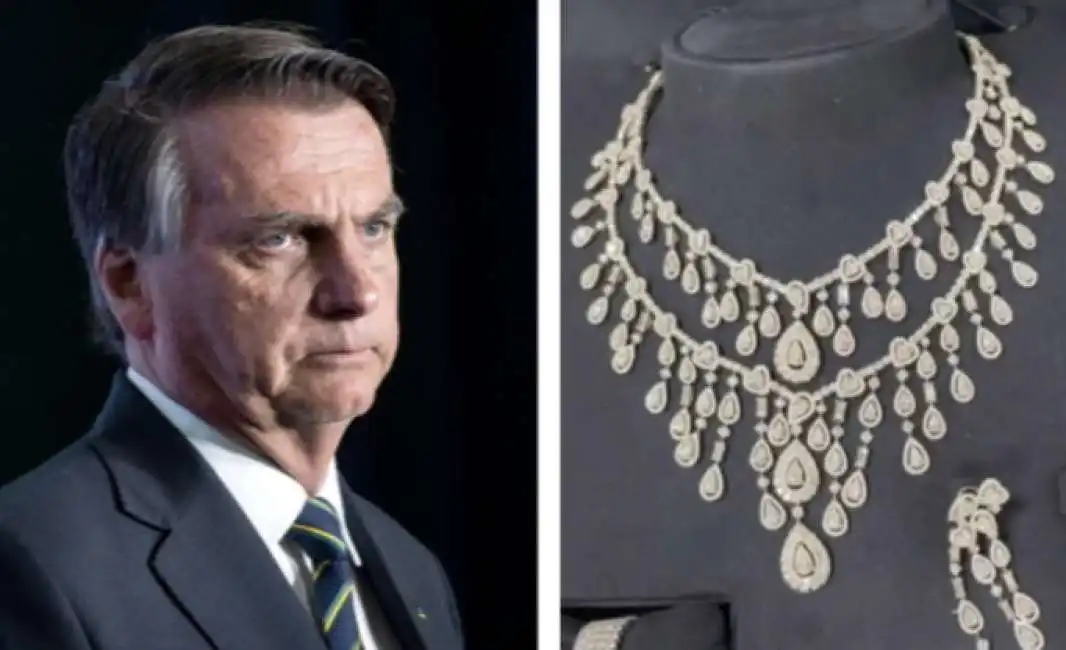 bolsonaro gioielli arabia collana