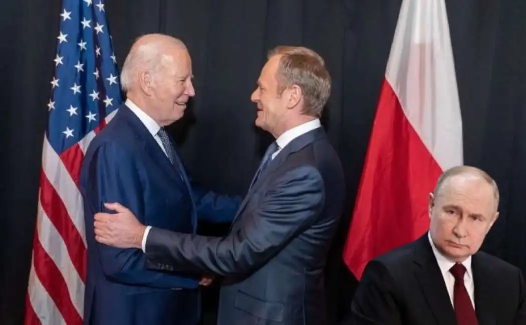 joe biden donald tusk vladimir putin polonia