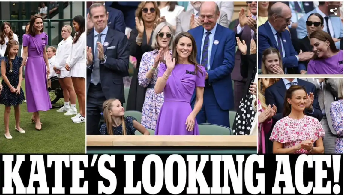 kate middleton a wimbledon