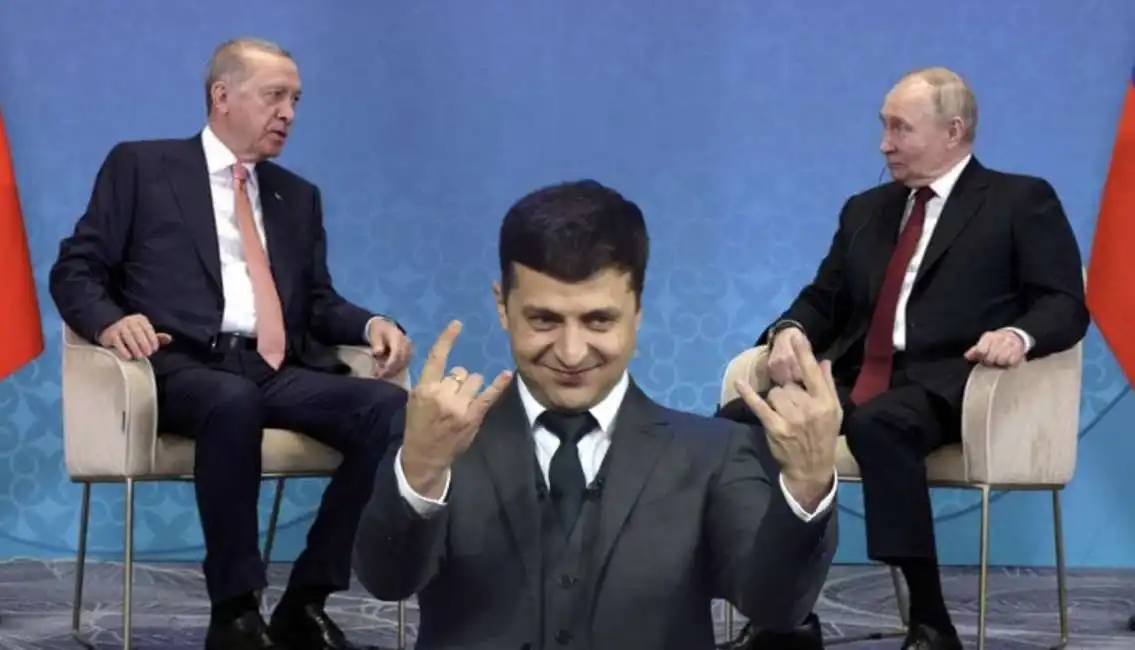 recep tayyip erdogan e vladimir putin ad astana volodymyr zelensky 