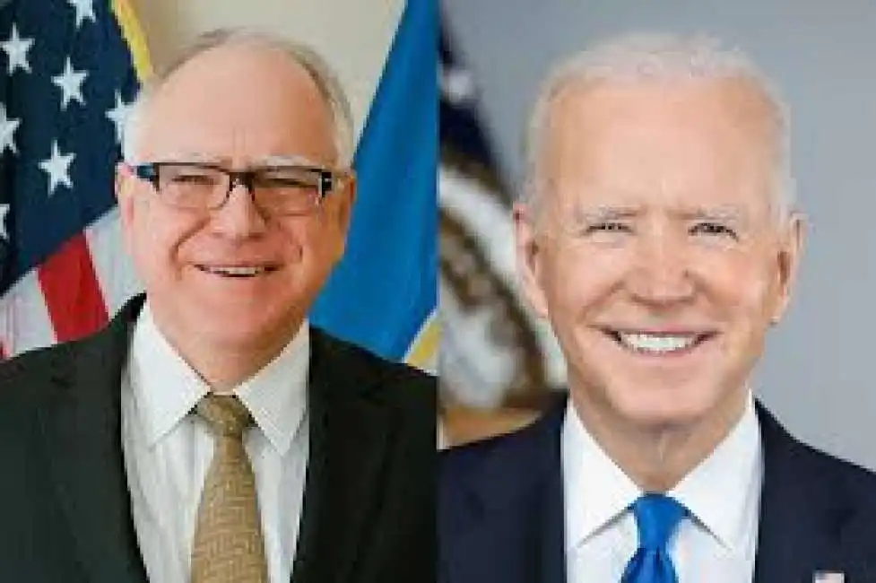 tim walz biden