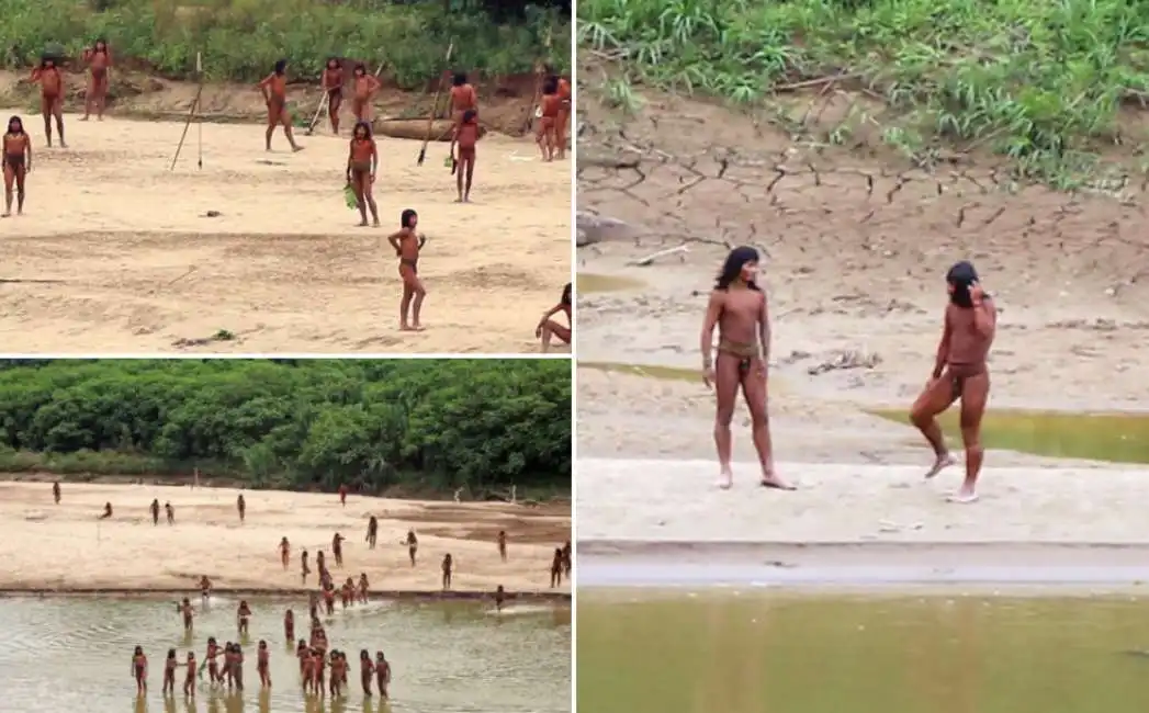 tribu mashco piro in amazzonia - peru