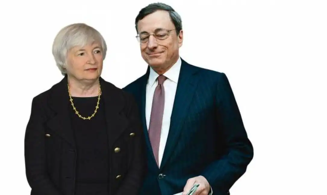 draghi yellen