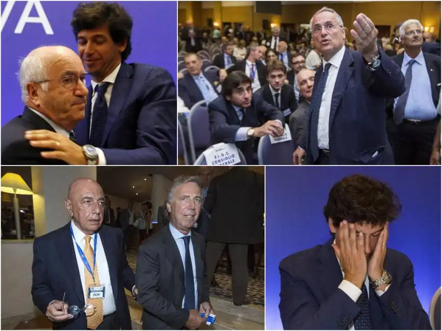 tavecchio albertini lotito preziosi galliani cairo