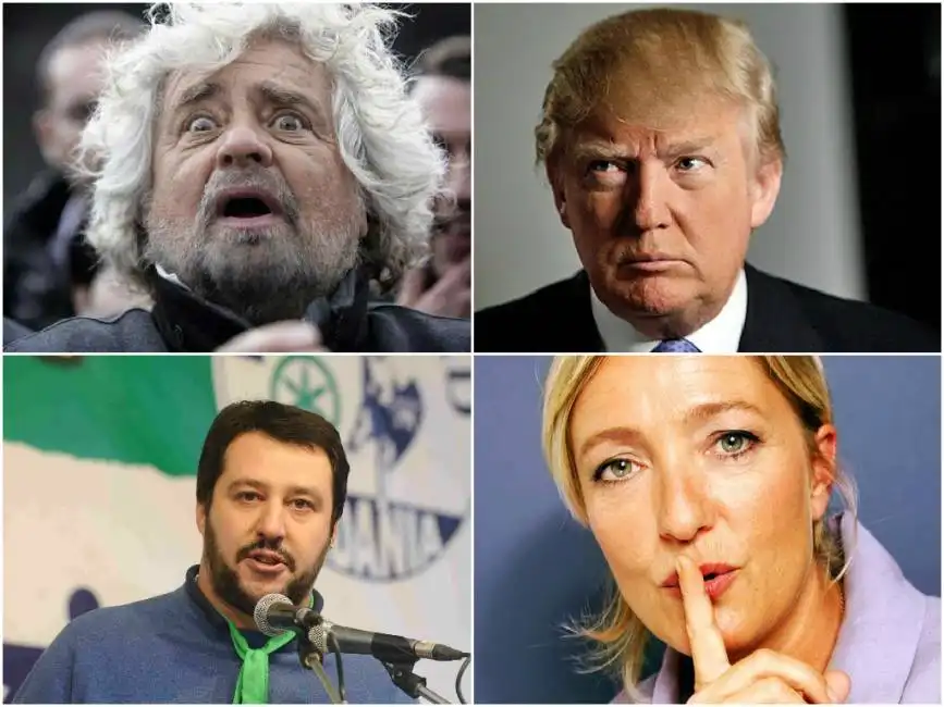 grillo trump salvini le pen