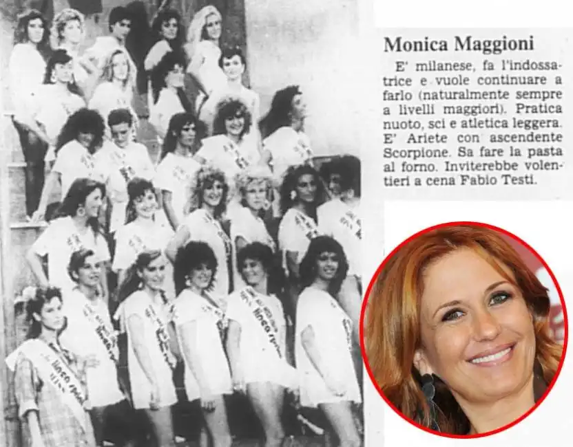 monica maggioni miss italia 