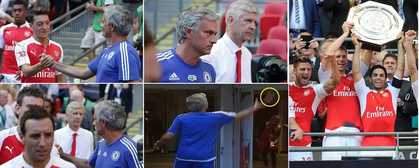 mourinho wenger arsenal chelsea