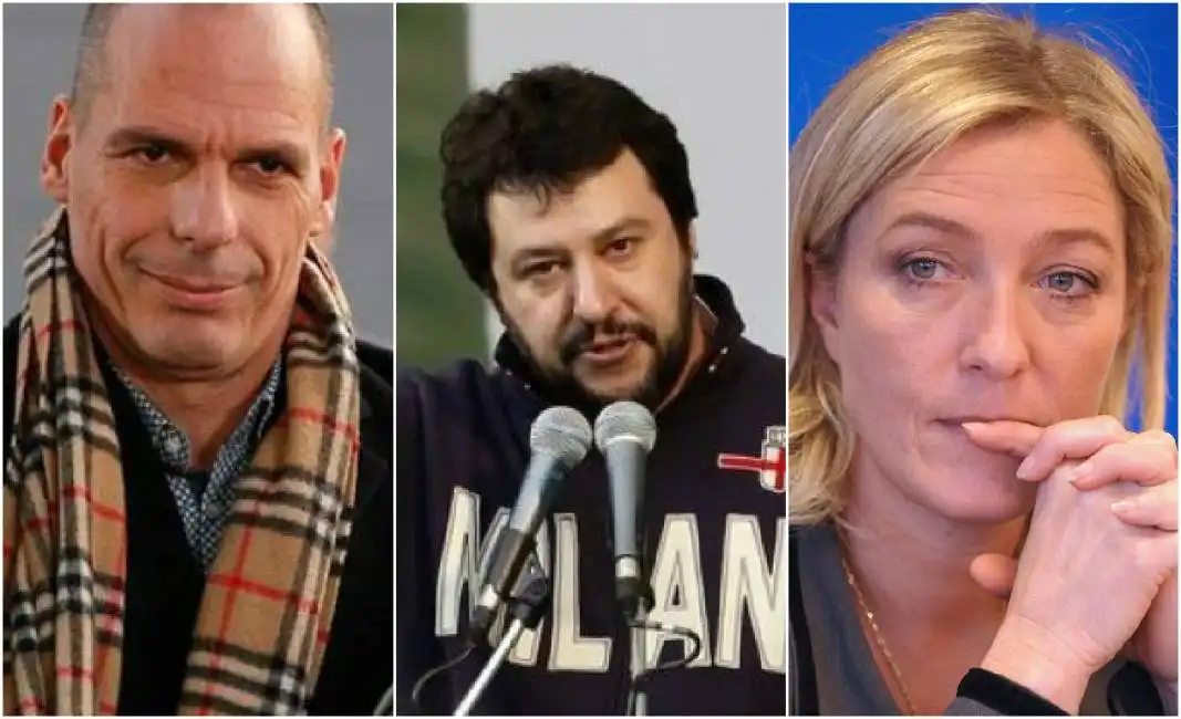 varoufakis salvini le pen