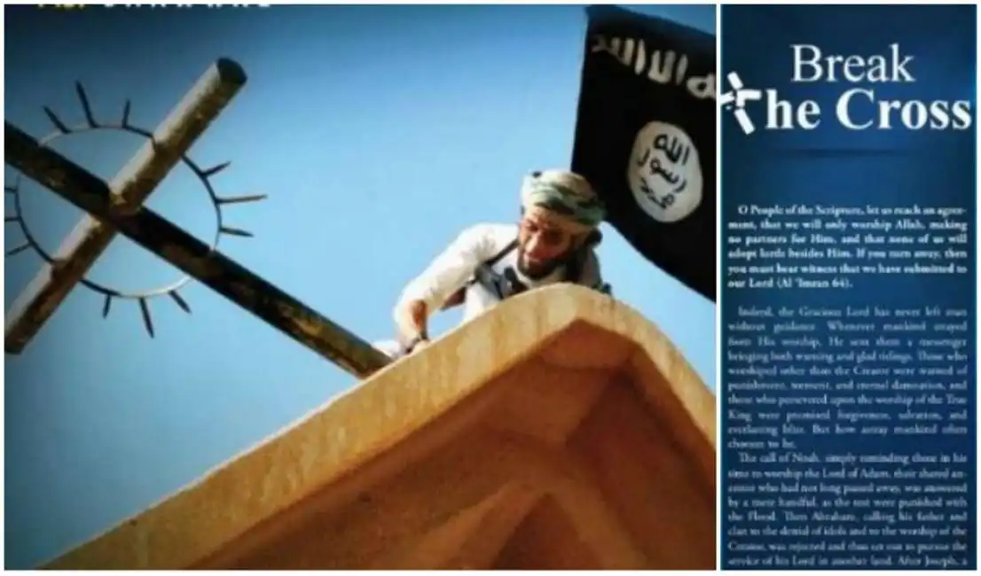 la rivista isis dabiq invita ad attaccare i cristiani 