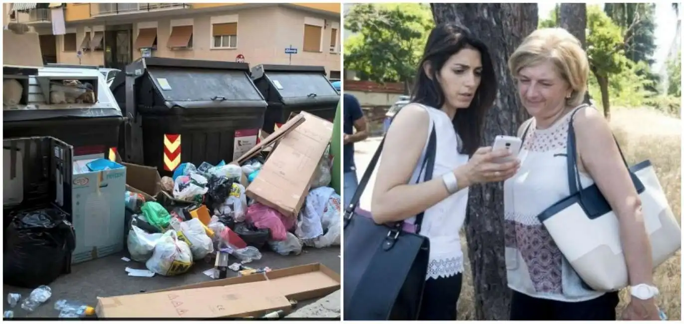 virginia raggi paola muraro rifiuti spazzatura monnezza