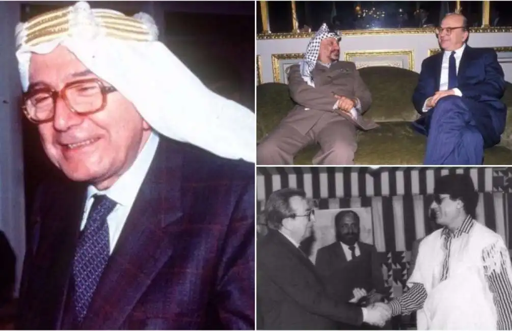 andreotti craxi arafat gheddafi mondo arabo