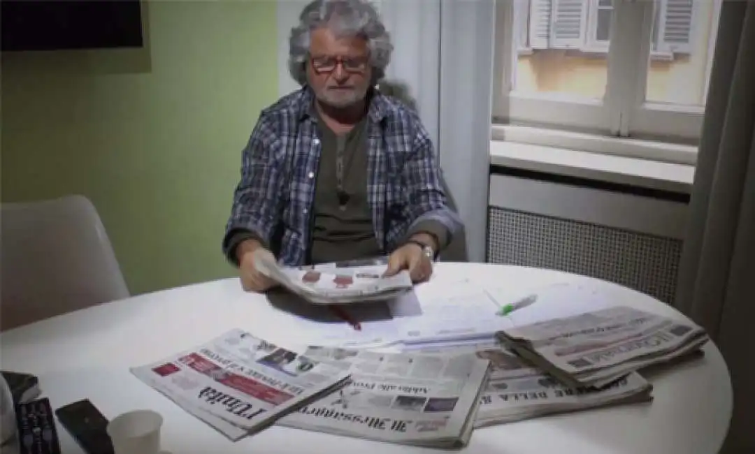 beppe grillo giornali