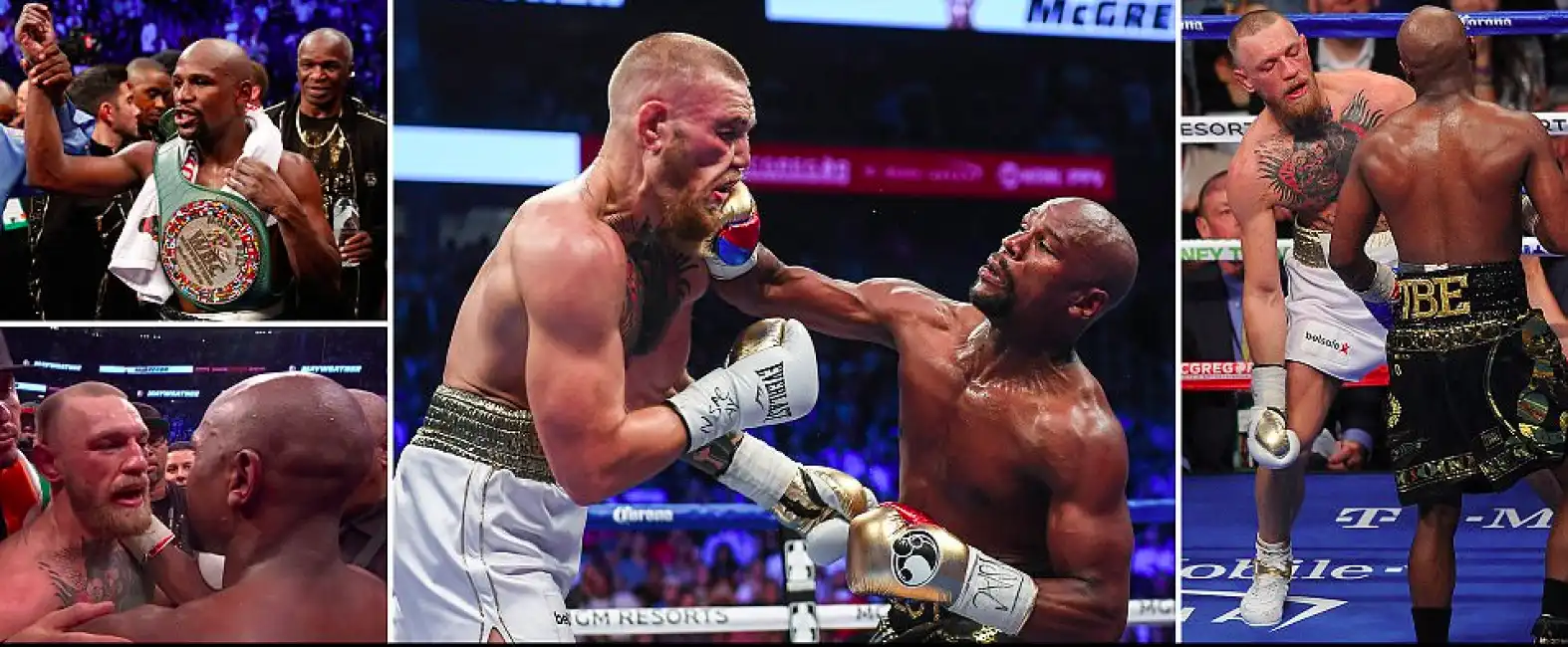 floyd mayweather schianta l’irlandese conor mcgregor