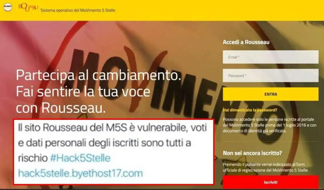 rousseau m5s hacker