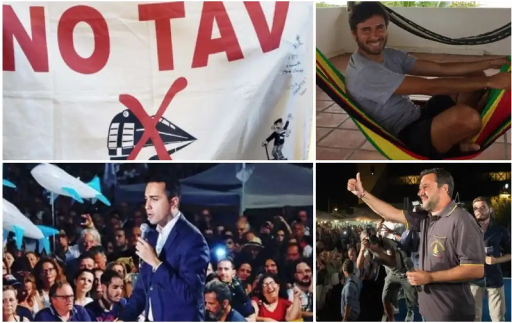 di battista salvini no tap no tav