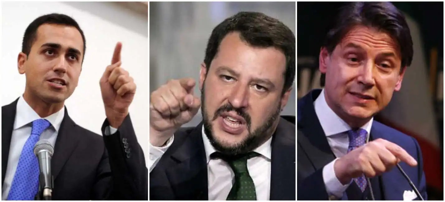 luigi di maio matteo salvini giuseppe conte