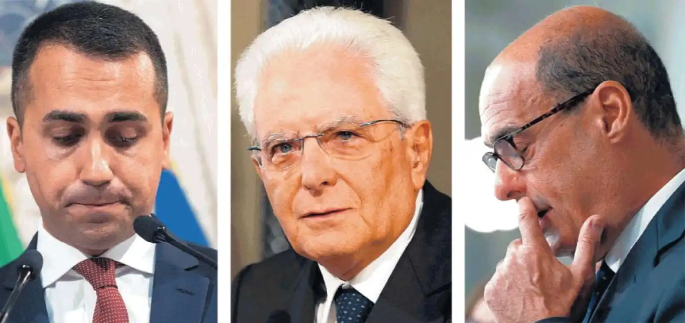 di maio mattarella zingaretti