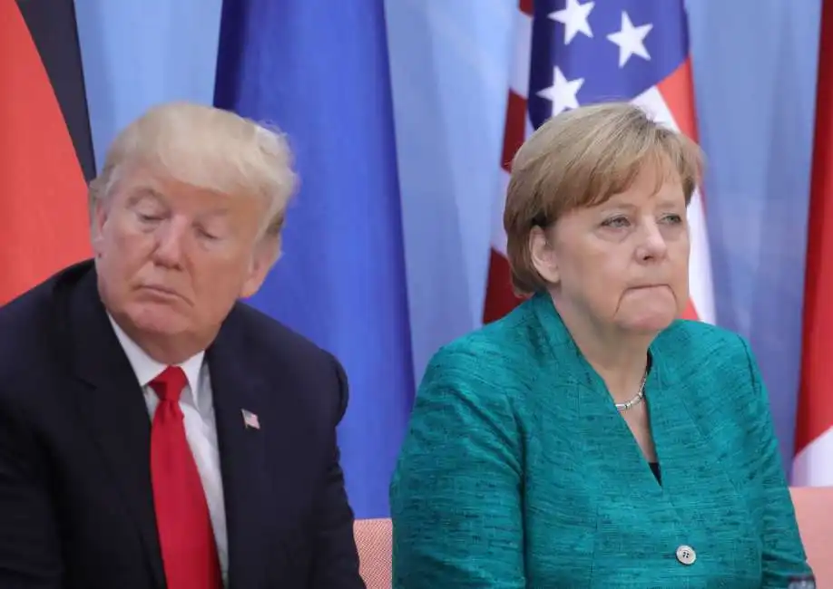 donald trump angela merkel